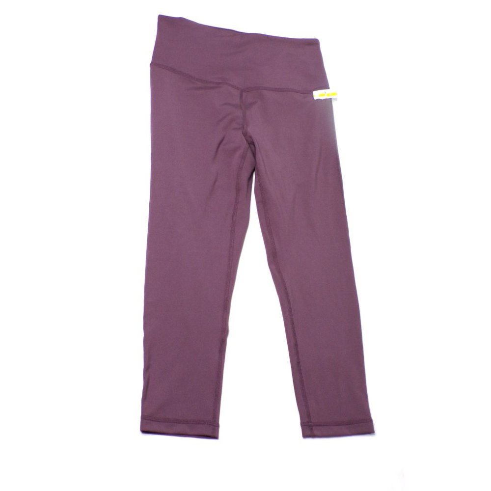 Zella Studio Lite High Waist Capri Crop Leggings Brown Small 4-6 NEW - Picture 5 of 8